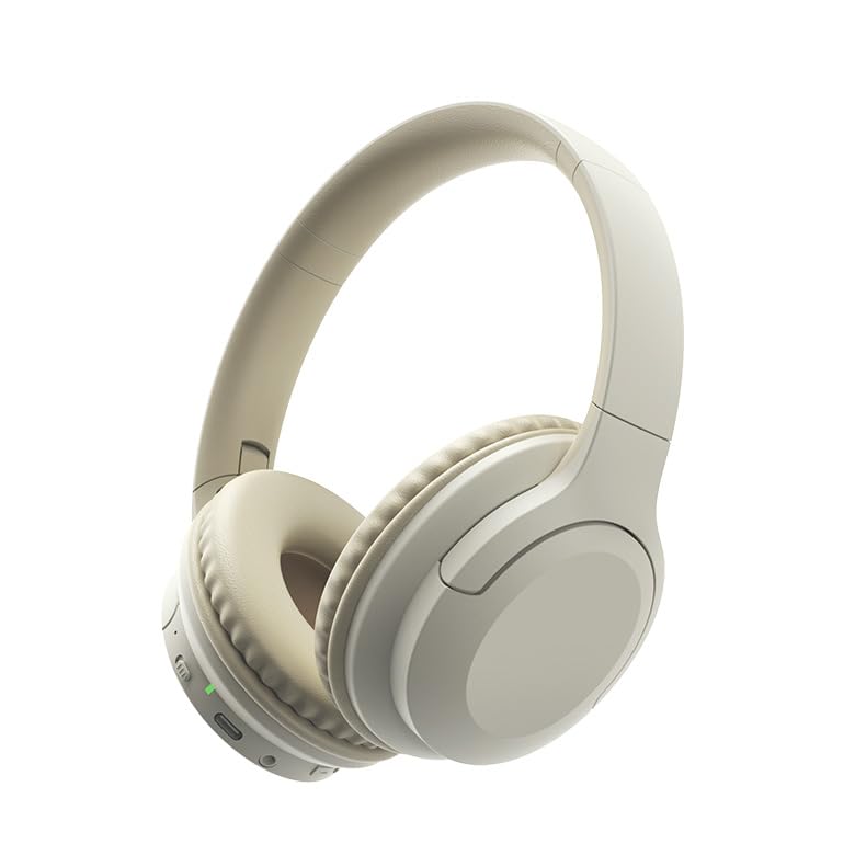 

Green House Wireless Noise Low Light Headphones, Cancelling, Latency, AAC, Built-in Microphone, ANC, Khaki, GH-HPBC-LK