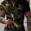 Wolf Print! Men's Polo Shirt, Casual Short Sleeve Top