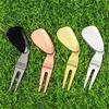 Golfs Balls Marker Alloy Curved Spit for Men Women Golfer Golfs Accessory Golf Divot Repair Tool Golf Green Divot Tool