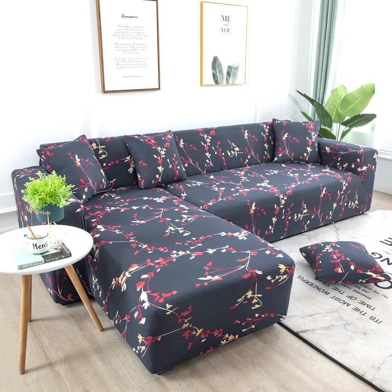 Elastic Sofa Slipcovers Sofa Covers for Living Room Housse Canape 1/2/3/4 Seat Couch Cover Stretch Sectional Furniture Protector