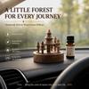 Handmade Walnut Wood Forest Aroma Diffuser – Natural Essential Oil Diffuser for Car, Home & Office, Decorative Wooden Fragrance Gift
