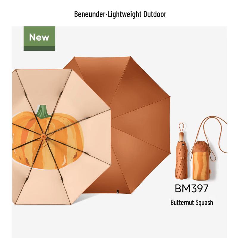 Jiaoxia Triple-Fold Sun/Rain Umbrella