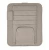Leather Sun Visor Storage Pocket for Organizing Car Neatly Stores and Slim Design That Obstruct Your Easy Compatible with a Wide Range of Car Models