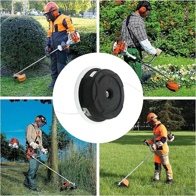 AutoCut C26-2 M10x1 Replacement Trimmer Head for For Stihl FS55 FS90 FS130 FS250 and More Grass Brush Cutter Accessories