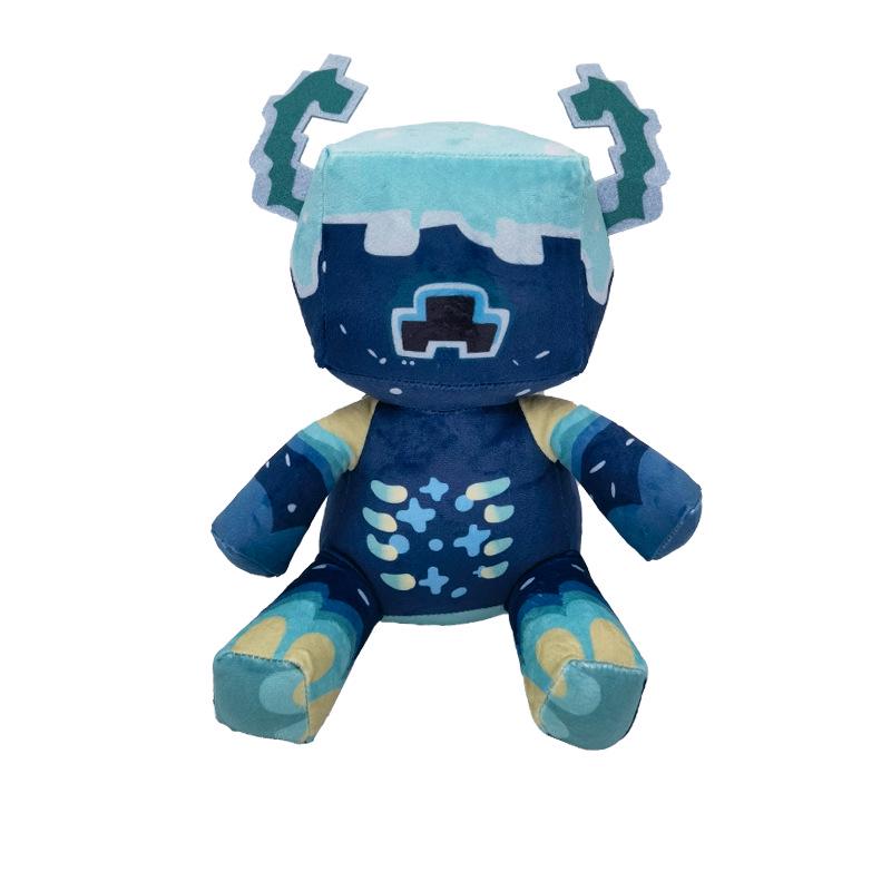 Minecraft Plush Toy Set: Iron Golem, Creeper, Zombie, Fox, Panda