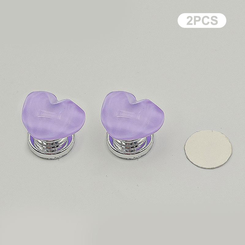

2 Pieces Heart Shaped Toilet Pressers Love Toilet Press Button Tank Press Switch Tank Button Nail Protector Bathroom Decoration фиолетовый