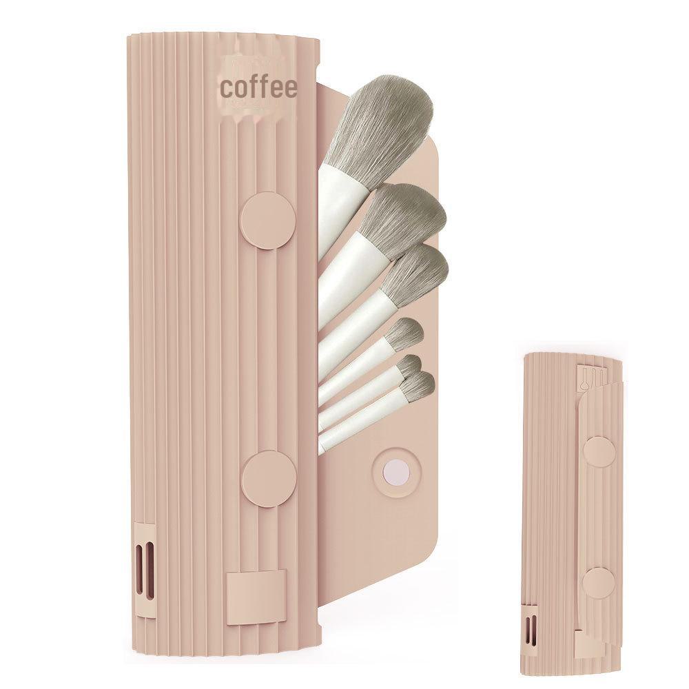 Tragbare Aufbewahrungsbox aus Silikon für Beauty-Eier – Staubdichter und atmungsaktiver Puderquastenbeutel