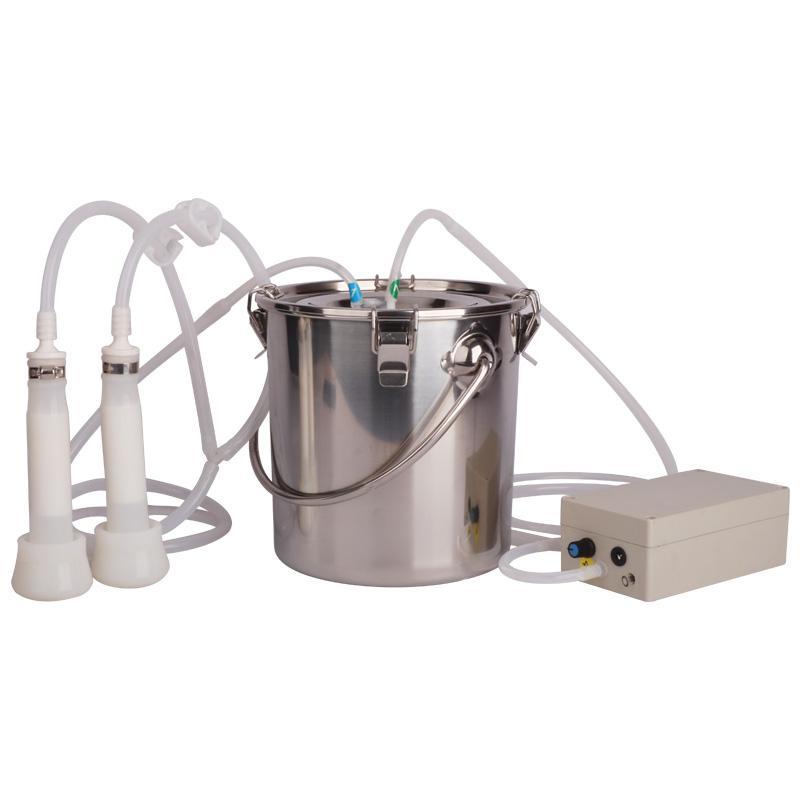 8L/5L/3L Sheep Cow Milking Machine Electric/pulse Milking Machine Milking Pump Stainless Steel Automatic Milking Breeding Tools