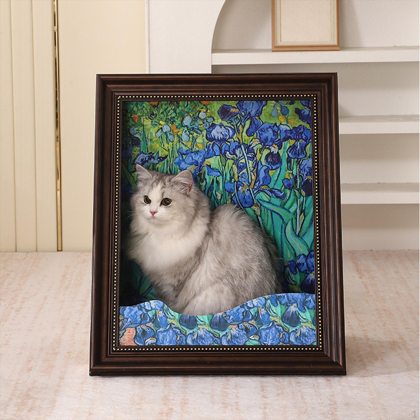 

Игрушечный домик для кошек для дома, двухсторонняя картина маслом для игр и сна A D