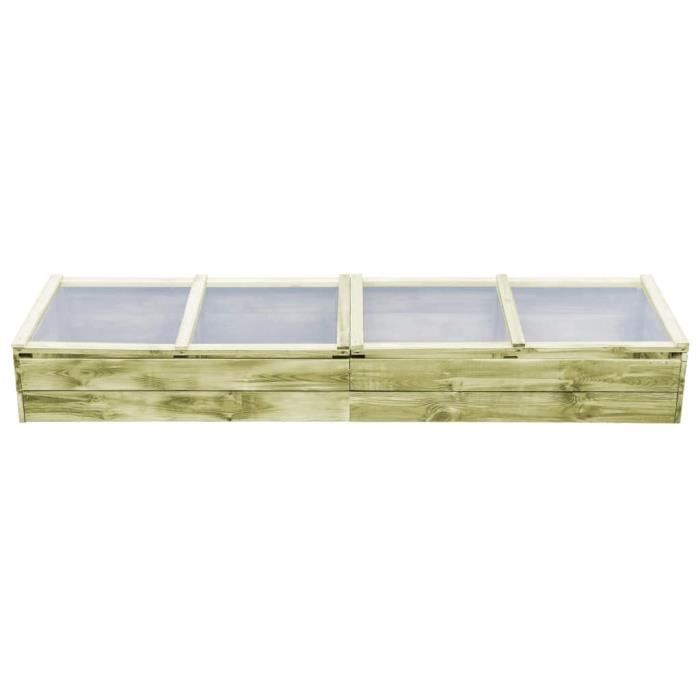 VidaXL Serre Bois de pin imprégné 200x50x35 cm
