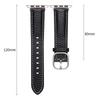 Watch Band for Apple Watch Series 10 9 8 7 SE 6 5 4 3 2 1 42mm 41mm 40mm 38mm Litchi Texture Genuine Cow Leather Strap