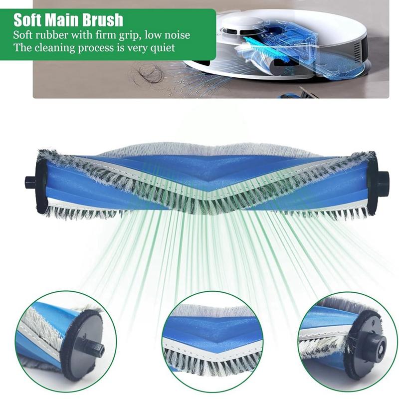For Ecovacs Deebot N20 Plus, N20, N20 Pro Plus Robot Vacuum Cleaner Main Side Brush Hepa Filter Mop Cloth Accessories
