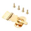 6pcs with Screws Brass Padlock Hasp Catch Clasp  Durable   Wooden Box