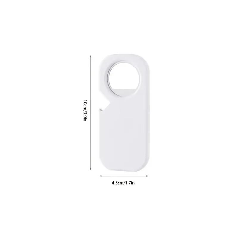 Magnetic Soda Bottle Opener Sticks To Metal Surfaces Opens Everything Compact Lightweight White Kitchen Helper