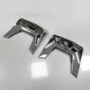 Chrome Silver ABS Saddlebag Lid Spoiler Cover (1 Pair) for Ha