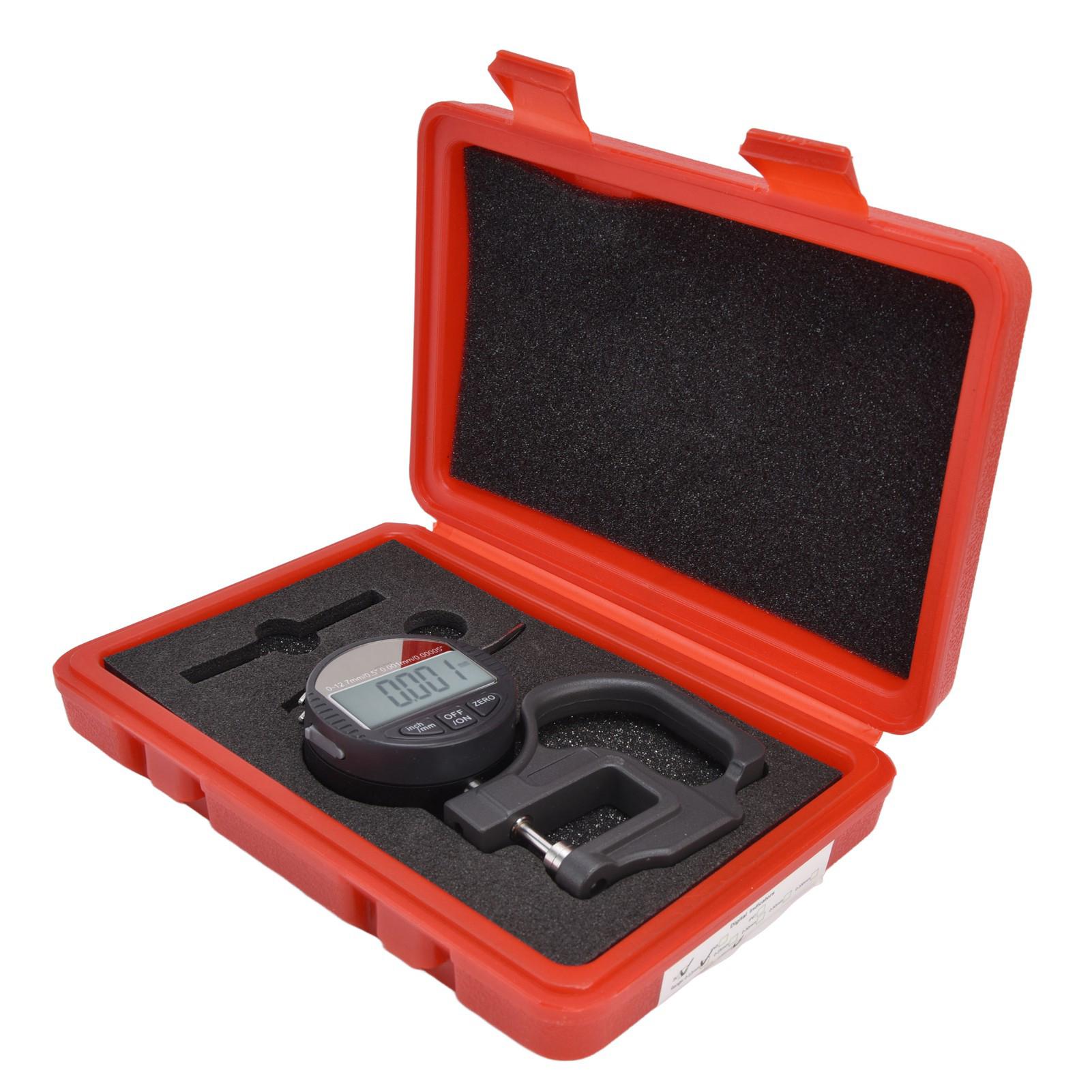 

Электронный толщиномер Портативный ЖК-цифровой микрометр Инструмент для измерения толщины 012.7mm