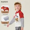 MQD Kids Boys' Long-Sleeve Cartoon Print Polo Shirt