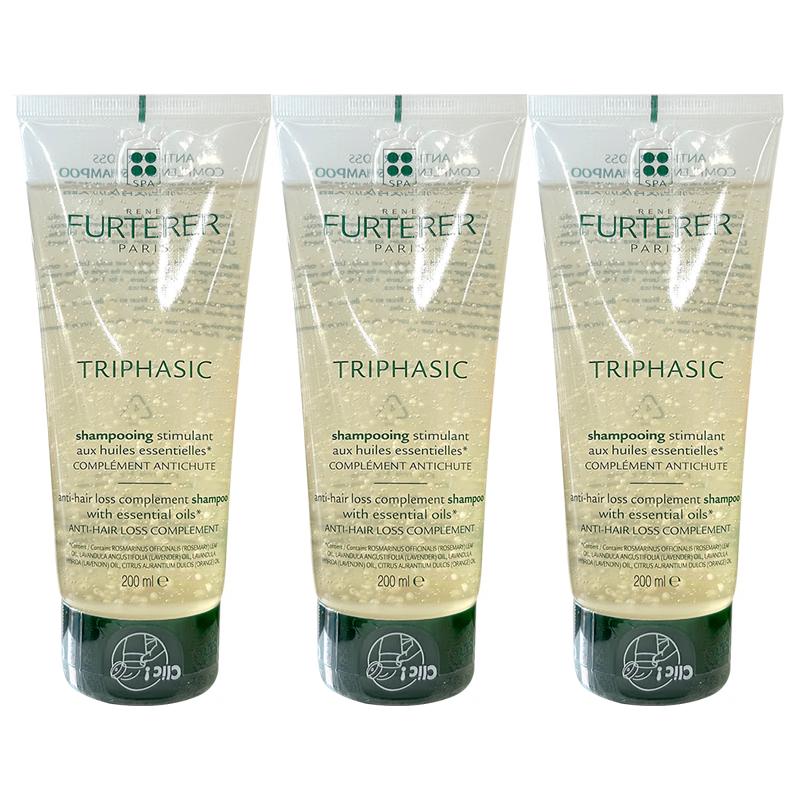 René Furterer Fortifying Hair Growth Shampoo for Oily Scalp (3 x 200ml)