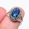 Natural Kyanite Gemstone Handmade 925 Solid Sterling Silver Gift Ring S.8 m3P47