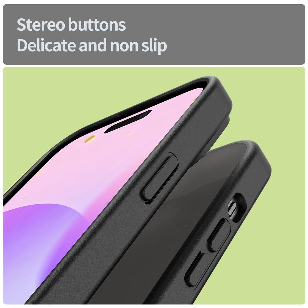 For iPhone 15 Case Skin Touch Matte Anti Drop TPU PC Phone Back Cover