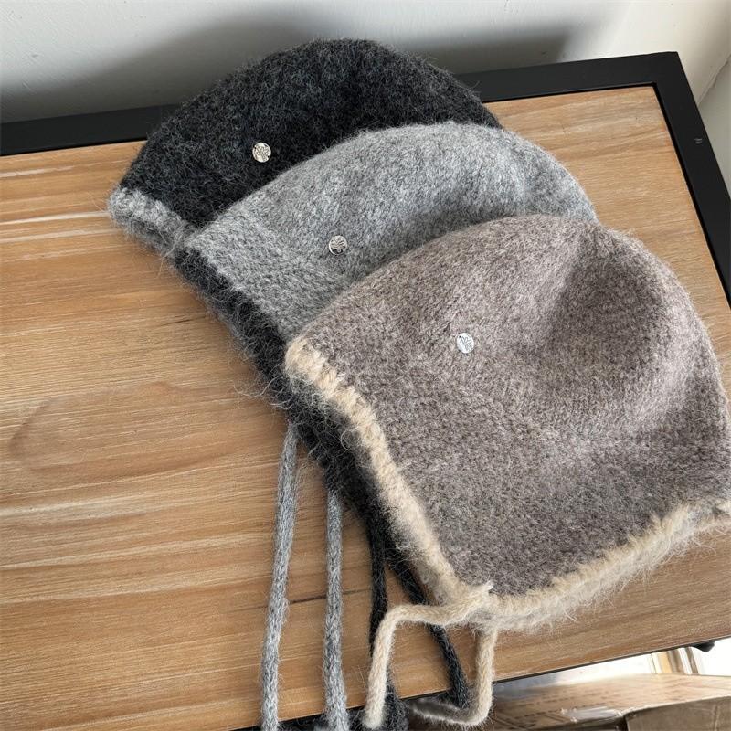 Cap Knit Wool Hat With Breathable Warm Fabric For Cold Seasons