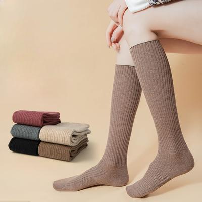 Damen Herbst- und Winterwarme Verdickte Baumwoll-Wadensocken