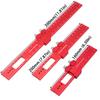 160mm Precision T Type Pocket Ruler Inch Metric Measuring Tool with Slide Stop for Carpentry Marking