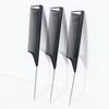 3pcs Rat Tail Hair Comb Set, Plastic Brushes and Metal Handle Combs, Braiding and Distribution Tool,Special for Real Hair Wigs