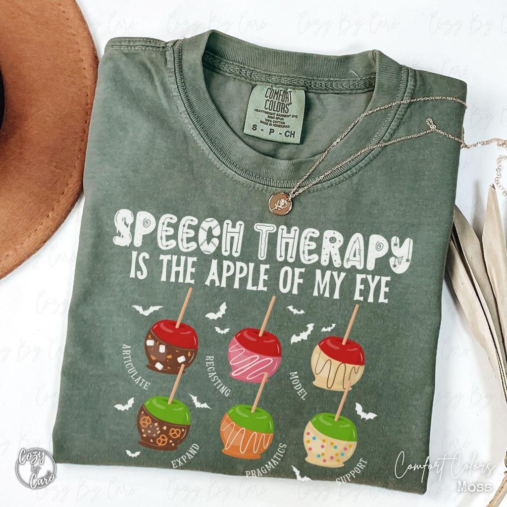 Halloween Speech Therapy T-Shirt, Stutter Speech Language Pathologist Shirt, Funny SLP Saying Shirt, Fall SLP Gift, Autumn SLPA Tee