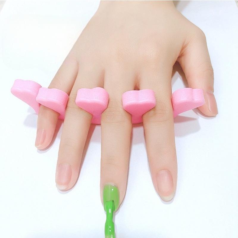 50 Pairs Nail Art Toe Separators Fingers Foots Sponge Soft Polish Beauty UV Gel Tools Manicure Pedicure Pack Nail Kits FZQ02