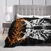Rare DISENTOMB Band Graphic Blanket  Soft Warm Comfortable Plush Throw Blanket For Boy Girl Flannel Bedspread Bed Cover