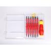 8-in-1 Insulated Screwdriver Set with Hardened Tip and Voltage Testing