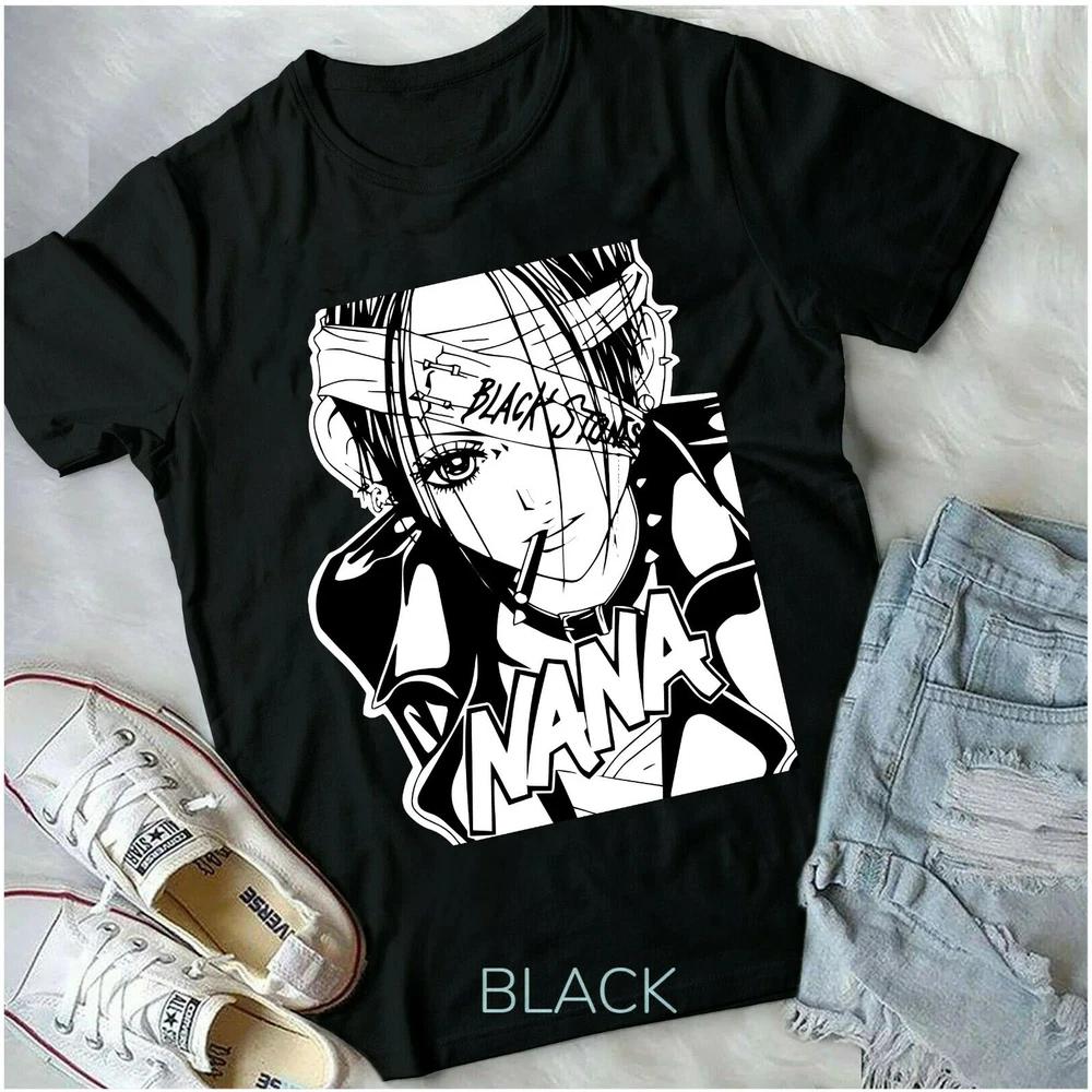 Nana Shinblack Stones Brown And Black Anime Japan New Tshirt Black S