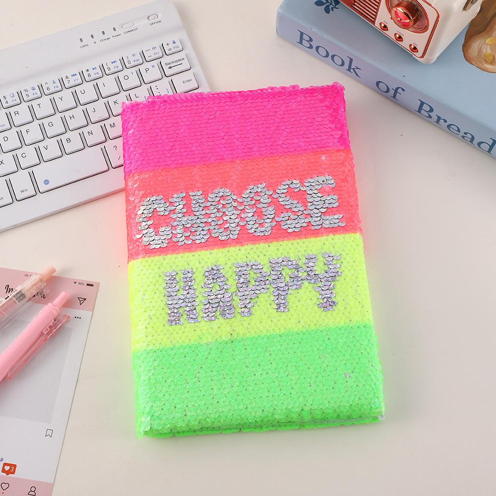 Enchanting Sequin Style Notebook: Exquisite Patterns for DIY Journaling & Student Notes