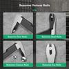 Heavy Duty Multifunctional Nail Puller V Shaped Non-Slip Cats Paw Durable Steel Nail Remover for Home Woodworking Tools
