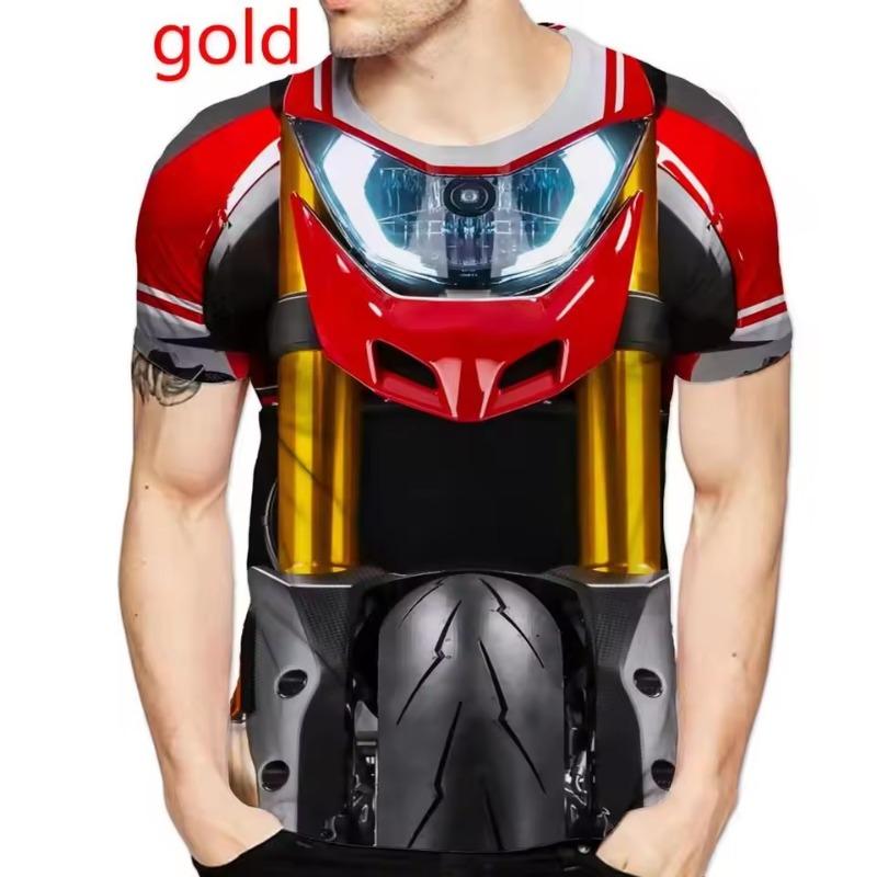 

Летняя взрослая мужская мотоциклетная одежда для езды по бездорожью, свободная, дышащая, быстросохнущая, футболки с быстрой сушкой 6XL золотой
