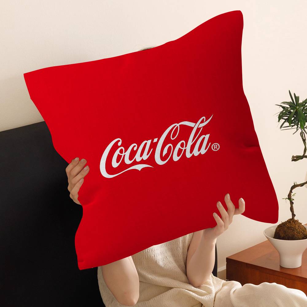 C-Coca C-Cola Kissen Anime Kissen Sofa Bett Kopfkissenbezug Kissenbezug 45X45 cm Mode