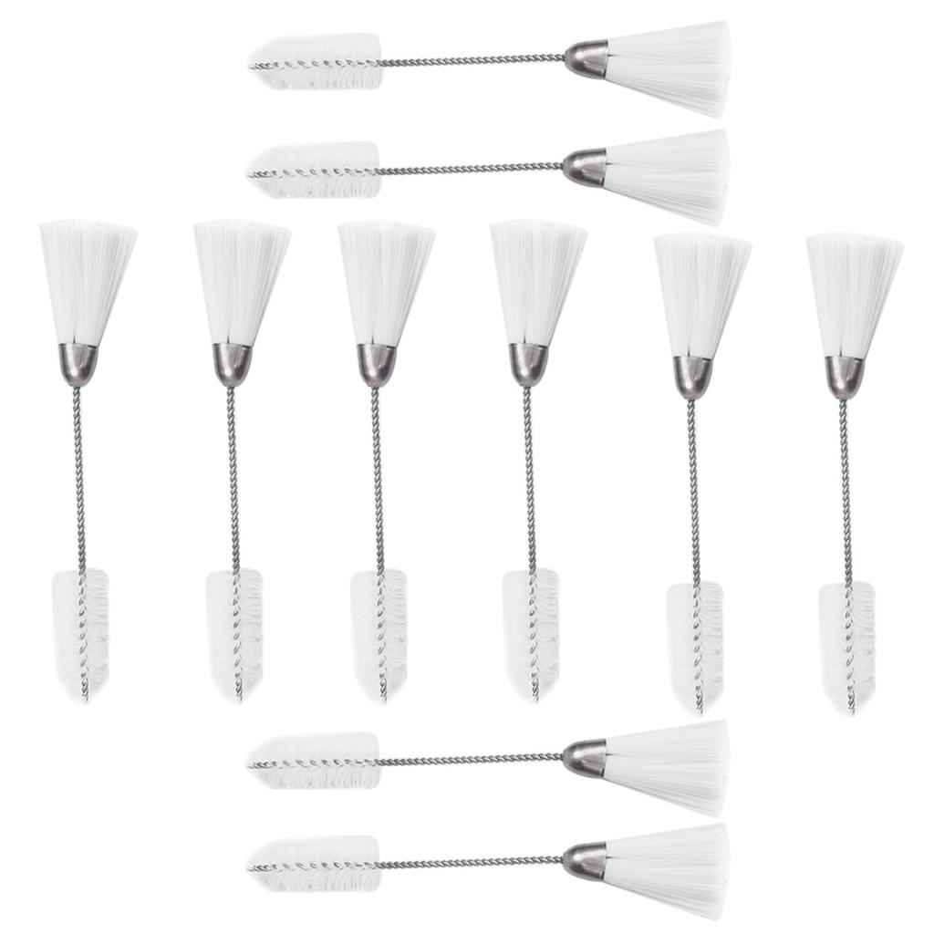 10 Pcs Nylon Stainless Steel Sewing Machine Cleaning Brush Household Sanitary Tool
