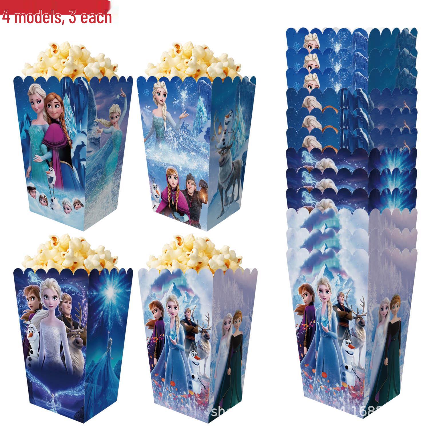 In-Stock Frozen-Themed Popcorn Bucket & Snack Box for Chicken & Fries