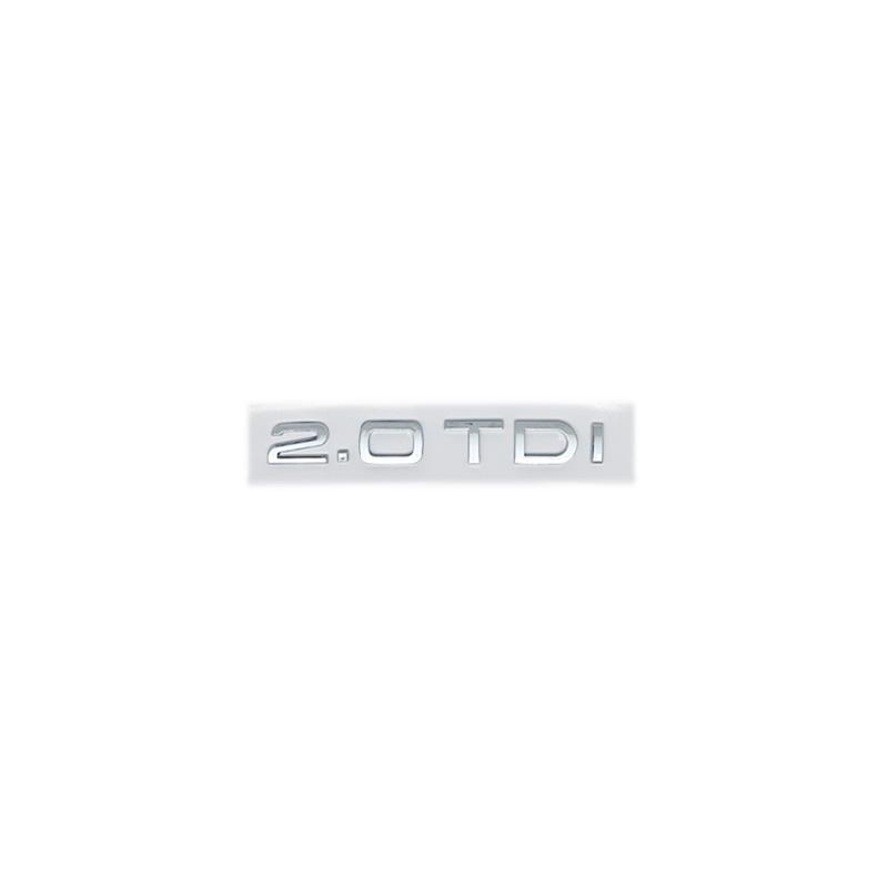 3D ABS 2.0TDI/3.0TDI Displacement Badge Sticker - for A1/A3/A4/A5/A6/A7/A8/Q2/Q3/Q5/Q7 Trunk