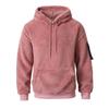 Autumn and Winter American High Street Plush Hooded Men's Sweatshirt Men's Sweatshirt