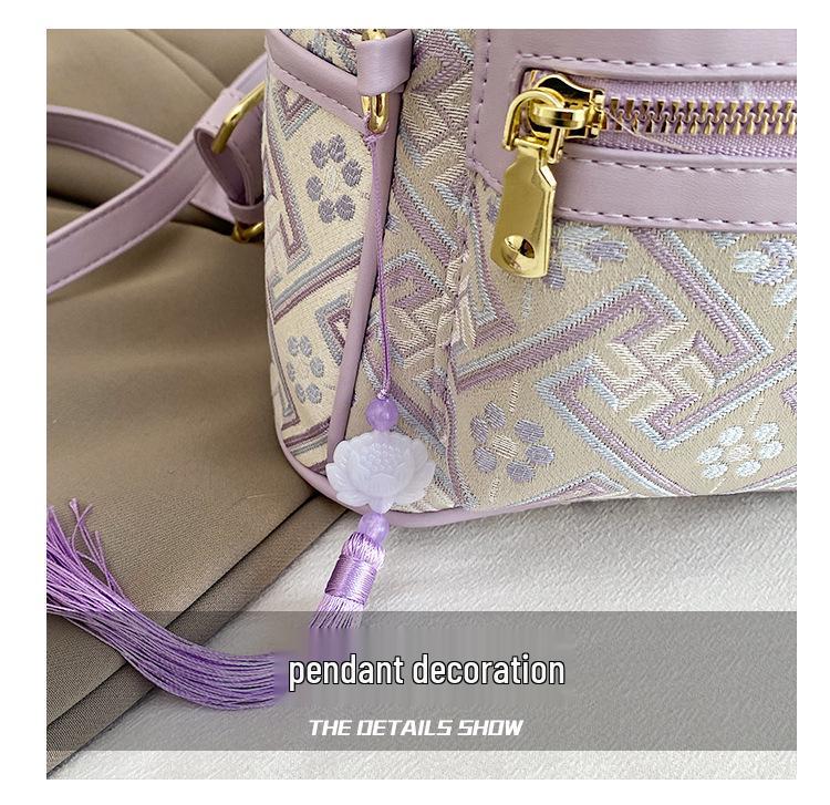 Damski Stylowy Plecak Jesień Zima 2025: Duża pojemność, casualowy nadruk, idealny na uczelnię i dojazdy