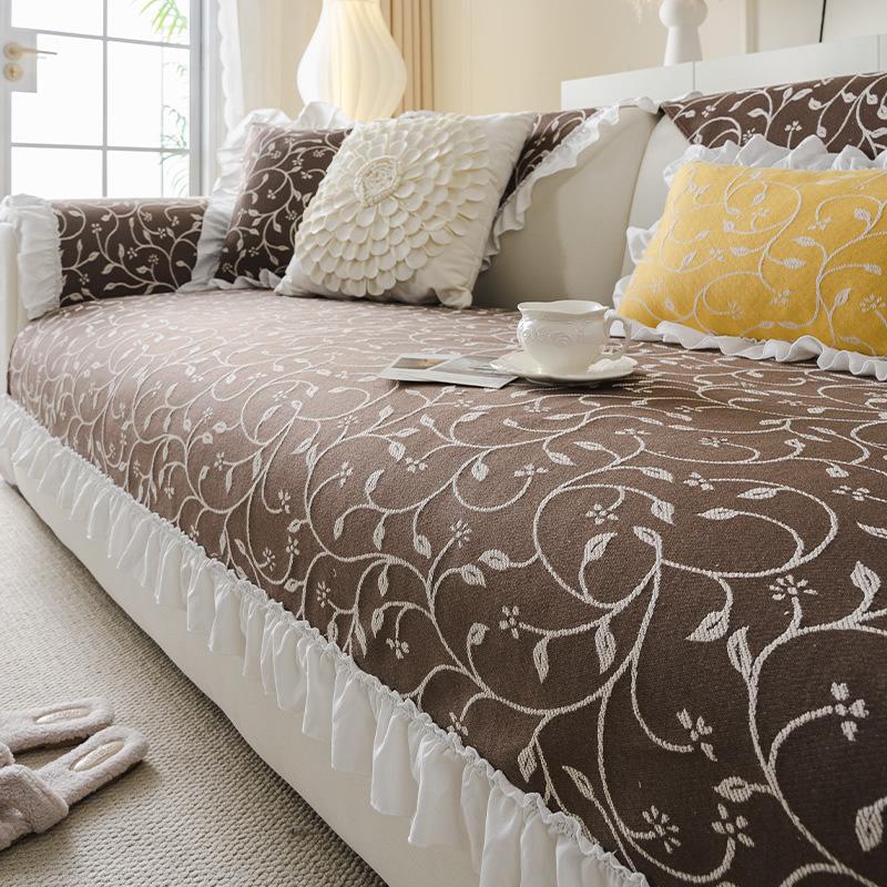 

Nordic Style Sofa Cushion, Universal In All Seasons, Non-Slip Light Luxury Fashion Home, Modern Leather Fabric Sofa Cover Cover 70*70cm