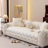 Cream Wind Sofa Cushion Universal In All Seasons  New Straight Row Summer Seat Cushion Sub-Cover Cloth Towel Fixed Non-Slip Cover