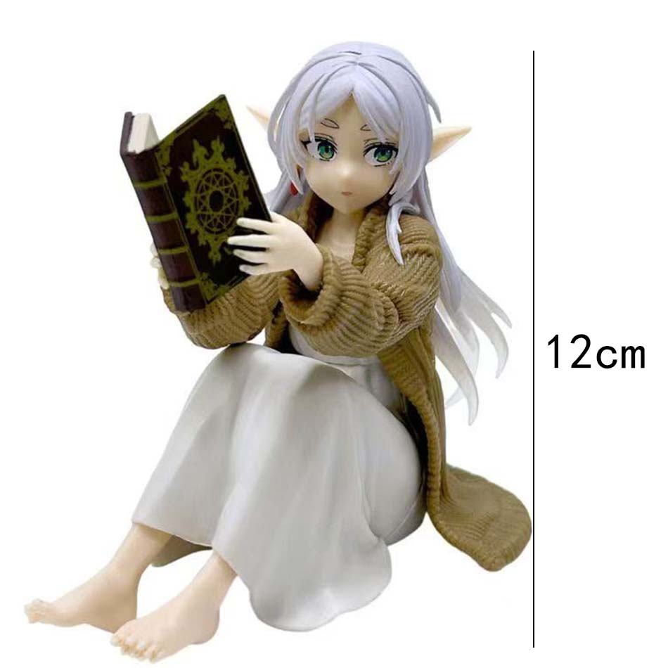 Frieren: Beyond Journey's End Anime Figure Sitting Fern Action Figures Frieren Noodle Stopper PVC Model Statue Collection