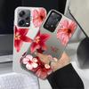 Cherry Flower Print Clear Case for Xiaomi Mi 11 Lite 13T 12T Pro Back Phone Cover