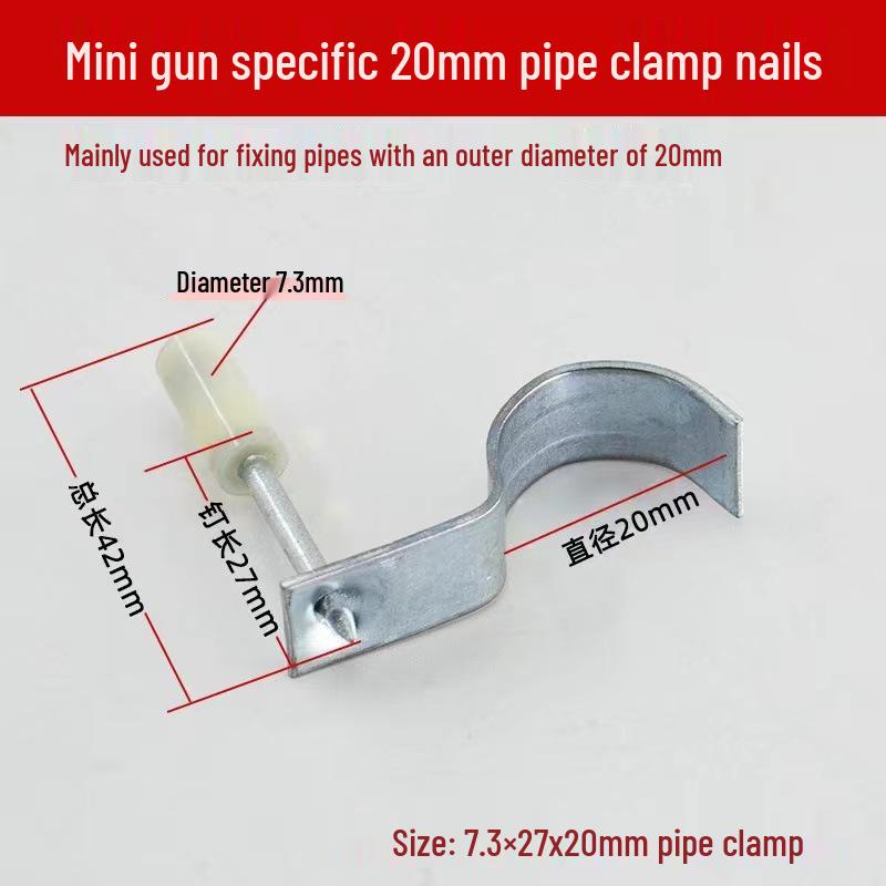 Multi-Purpose Pneumatic Concrete Nail Gun for Ceiling and Wall Fixing, Sound-Dampening