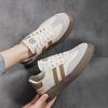Popular 2025 Women's Board Shoes Korean Version Platform-soled Sports and Leisure Single Shoes Retro Versatile German Training Board Shoes Women