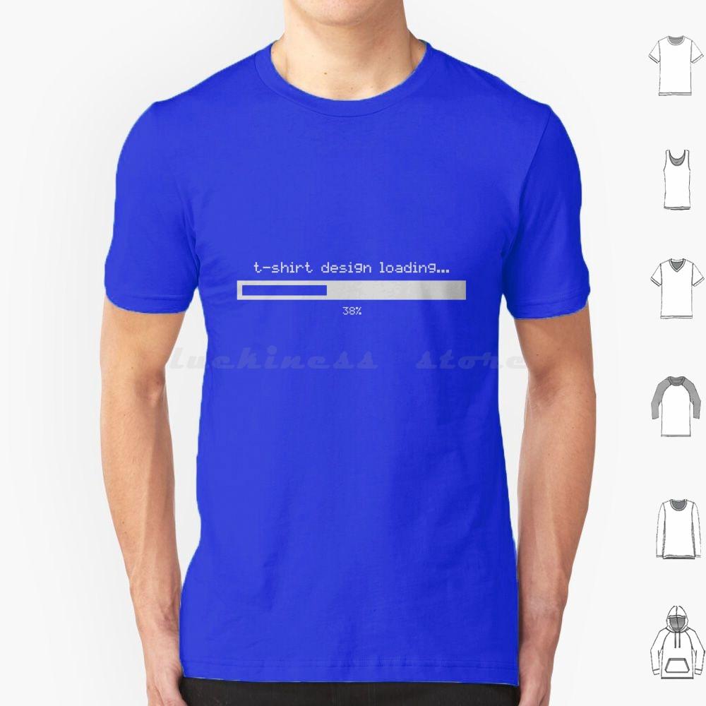 Loading Design T Shirt Men Women Kids 6xl Computer Retro Loading Load Percentage Tutorial Embroidery Design Machine Embroidery
