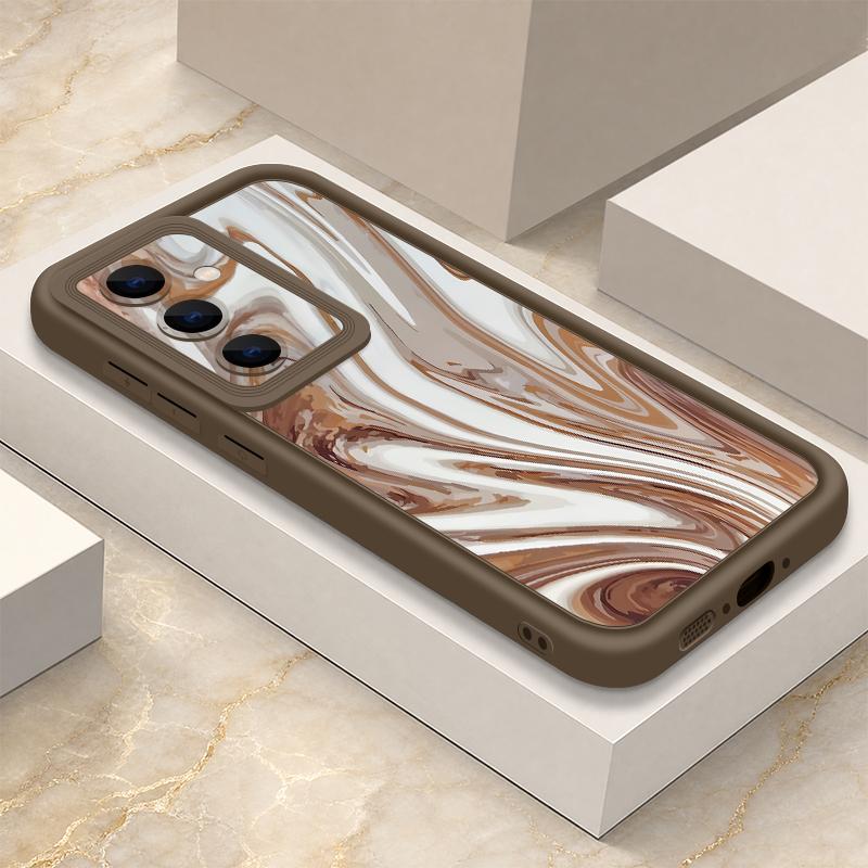 Watercolor Marble Case For Samsung S26 S25 Ultra S24 S23 S22 S21 FE A18 A54 A55 A16 A26 A36 A56 A17 A27 A37 A57 5G Shockproof Bumper Cover